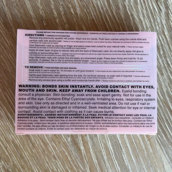 GLAMNETIC press on nail set, short round in Hot Dot - Picture 5 of 5